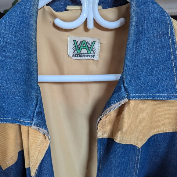 Vintage denim corduroy jacket - Picture 5 of 5